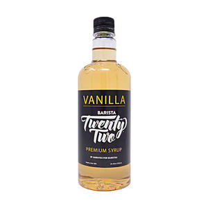 Barista 22 Vanilla Syrup 750 ml. 12/ct.