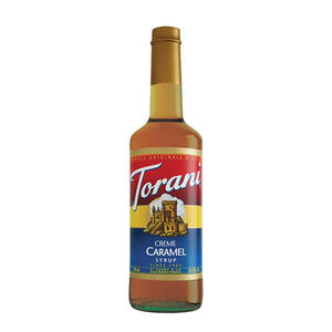 Torani Crème Caramel Syrup 750 ml. 12/ct.