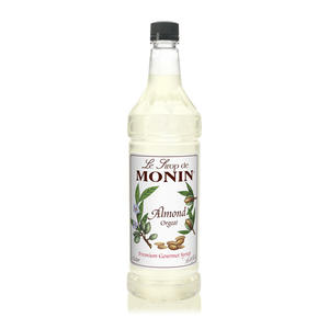 Monin Almond PET Syrup 1 ltr. 4/ct.