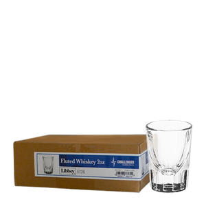 Challenger Whiskey Fluted 2 oz 1 dz./Case