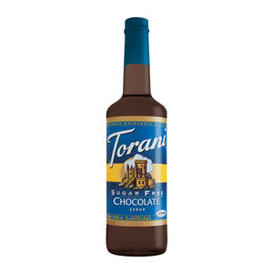 Torani Chocolate Syrup Sugar Free PET 750 ml. 4/ct.