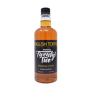 Barista 22 English Toffee Syrup 750 ml. 12/ct.