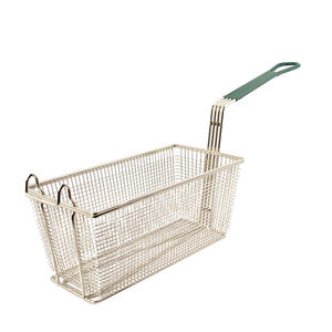 Fryer Basket Rectangular Green 1/ea.
