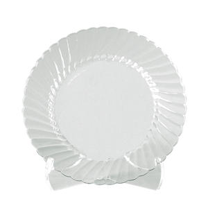 Classicware Plate Clear 6" 10/18/ct.