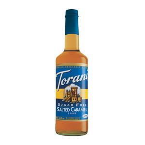 Torani Salted Caramel Syrup Sugar Free 750 ml. 12/ct.