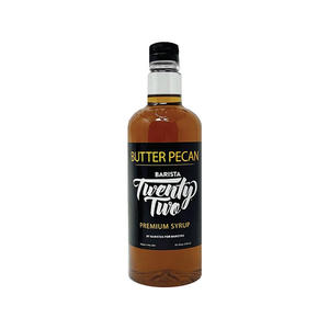 Barista 22 Butter Pecan Syrup 750 ml. 12/ct.