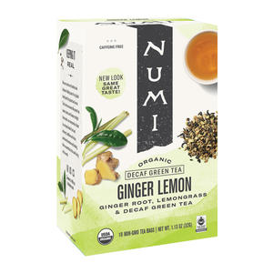Numi Decaf Ginger Lemon Tea 6/16/ct.