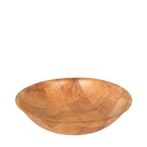 Woven Wood Bowl 6" 1 dz./Case