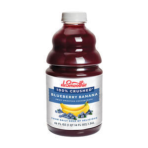 Dr. Smoothie 100% Crushed Blueberry Banana 46 oz. 6/ct.
