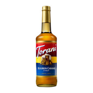 Torani Bourbon Caramel Syrup 750 ml. 12/ct.