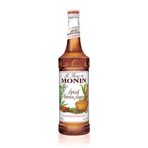 Monin Spiced Brown Sugar Syrup 750 ml. 12/ct.