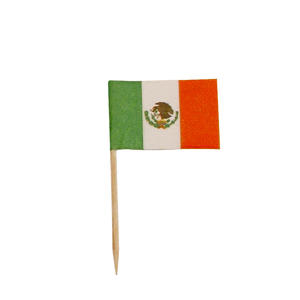 Mexican Flag Pick 2 3/4" 12/dz.