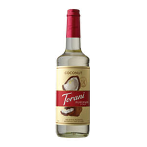 Torani Puremade Coconut Syrup 750 ml. 4/ct.