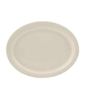 Kingsmen Platter Cream White 13 1/4" 1 dz./Case
