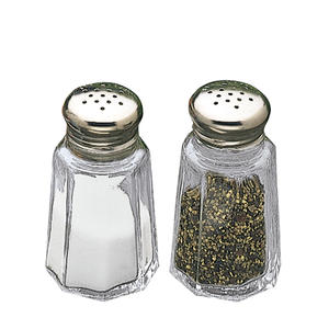Paneled Salt and Pepper Shaker 1 oz 4/12/ct.