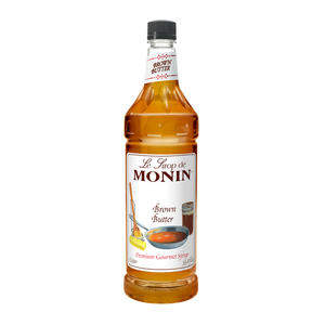Monin Brown Butter PET Syrup 1 ltr. 4/ct.
