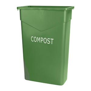 Trimline Compost Waste Container Green 23 gal 1/ea.