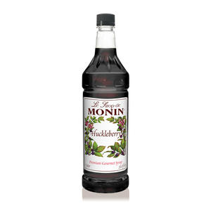 Monin Huckleberry PET Syrup 1 ltr. 4/ct.