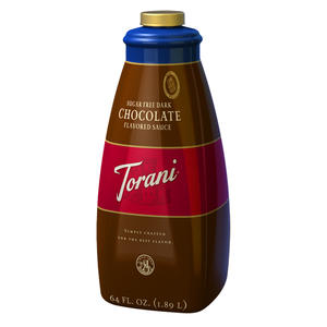 Torani Dark Chocolate Sauce Sugar Free 64 oz. 4/ct.