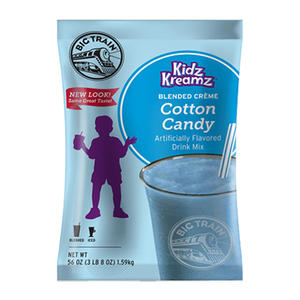 Big Train Kidz Kreamz Cotton Candy Frappe Mix 3.5 lb. 5/ct.
