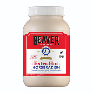 Beaver Extra Hot Horseradish 34oz. 12/ct.