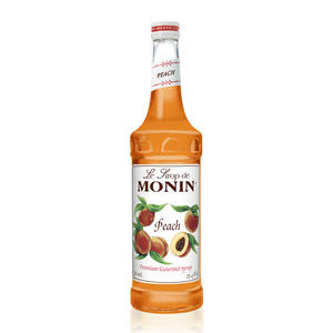 Monin Peach Syrup 750 ml. 12/ct.