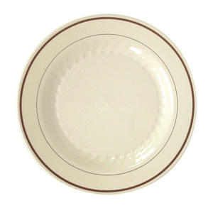 Masterpiece Plate Ivory and Gold 10 1/4" 10/12/ct.