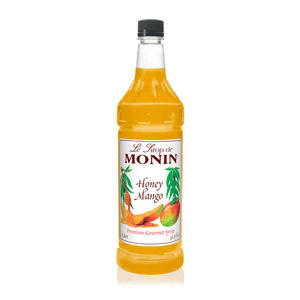 Monin Honey Mango PET Syrup 1 ltr. 4/ct.