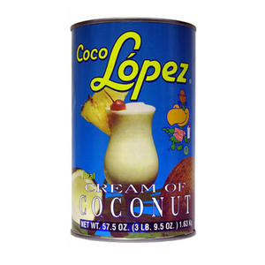Coco Lopez Cream of Coconut Can 57 oz. 12/ct.
