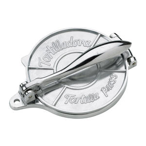 HIC Harold Import Co. 6-inch Cast Iron Tortilla Press - Thumbnail 2