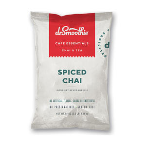 Dr. Smoothie Cafe Essentials Gourmet Beverage Mix Spiced Chai 3.5 lb. 5/ct.