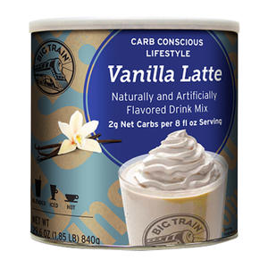 Big Train Vanilla Latte Low Carb Blended Ice Coffee Mix 1.85 lb. 2/ct.