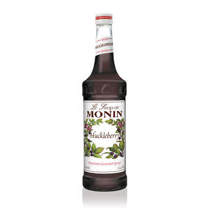 Monin Huckleberry Syrup 750 ml. 12/ct.