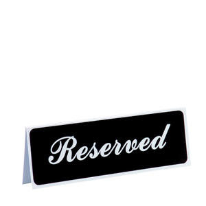 "Reserved" Sign 1/ea.