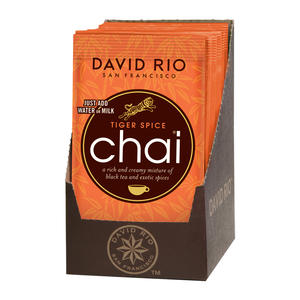 David Rio Tiger Spice Chai 28 gm. 4/12/ct.