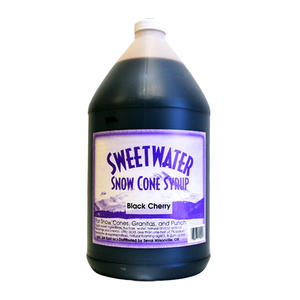 Sweetwater Snow Cone Black Cherry Syrup 1 gal. 4/ct.