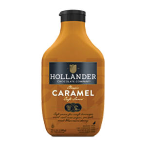 Hollander Café Koffiebar Caramel Sauce Squeeze Bottle 14 oz. 12/ct.
