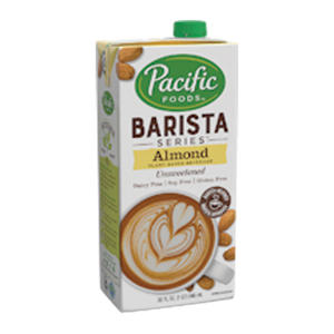Pacific Foods Barista Series Almond Unsweetened Beverage 32 oz. 12/ct.