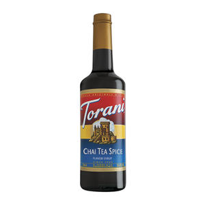 Torani Chai Tea Spice PET Syrup 750 ml. 4/ct.