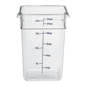 CamSquare Container Clear 22 qt 1/ea.