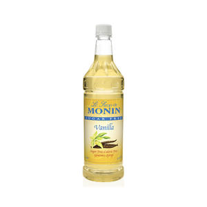 Monin Vanilla Syrup Sugar Free PET 1 ltr. 4/ct.