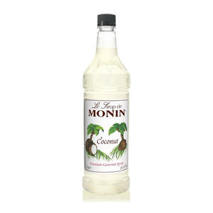 Monin Coconut PET Syrup 1 ltr. 4/ct.