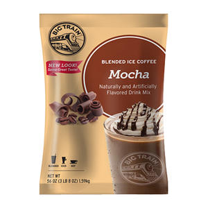 Big Train Mocha Latte Blended Ice Coffee Mix 3.5 lb. 5/ct.