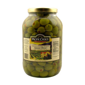 Pacific Choice Queen Olive Pimento 100-110 ct per kg 1 gal. 4/ct.