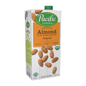 Pacific Foods Organic Almond Original Beverage 32 oz. 12/ct.