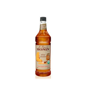 Monin Honey Organic Liquid Sweetener PET Syrup 1 ltr. 4/ct.