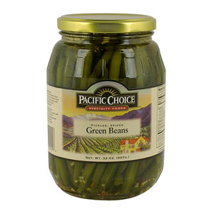Pacific Choice Green Beans Pickled 24 oz. 12/ct.