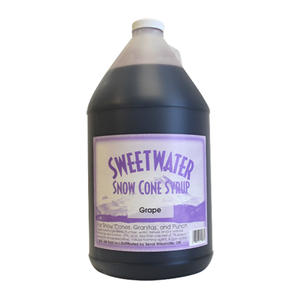 Sweetwater Snow Cone Grape Syrup 1 gal. 4/ct.