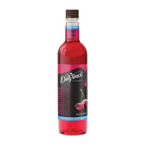 DaVinci Sugar Free Cherry PET Syrup 750 ml. 4/ct.
