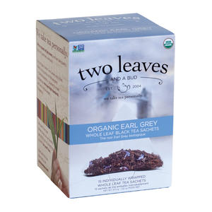 Two Leaves and a Bud Tea Organic Earl Grey 6/15/ct.